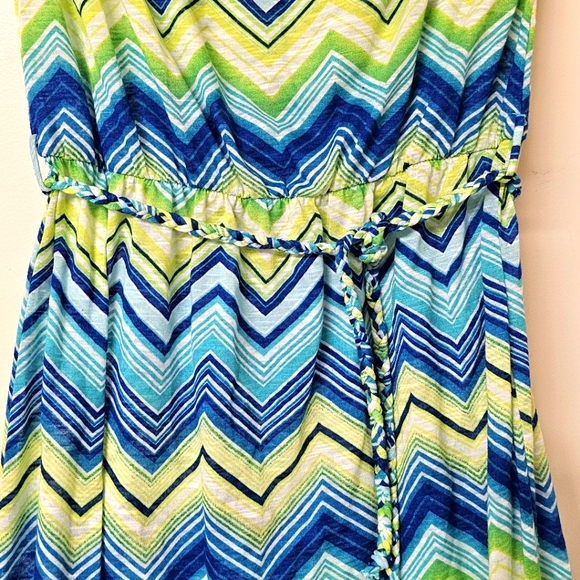 STUNNING COLORS Lily Bleu Beach dress/coverup size M - Picture 2 of 5